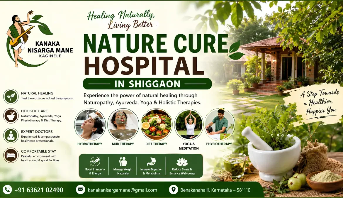 Nature Cure Hospital in Shiggaon
